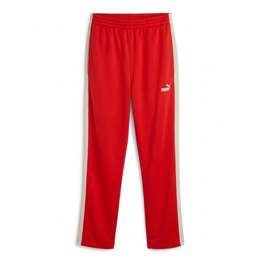 Vintage Y2K Puma Red & Beige Track Pants Size M